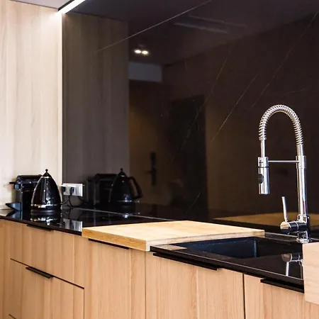 Seaside Prywatny Apartament Studio Przy Plazy Taras Widok Na Morze 公寓
